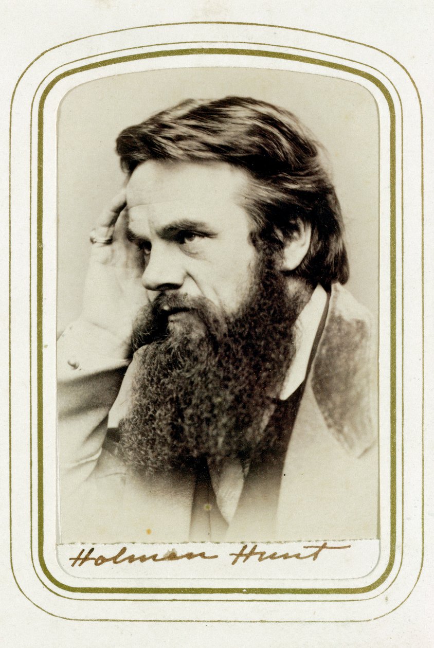 William Holman Hunt, engelsk kunstner, 1865 af Elliott and Fry