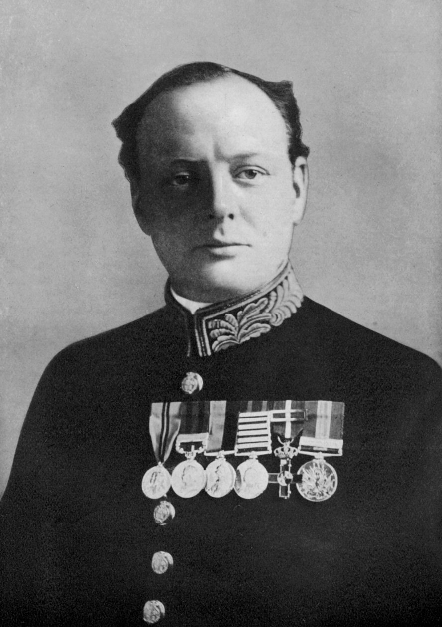 Winston Churchill, Admiralitetets førsteherre, 1914-1915, 1920 af Elliott and Fry