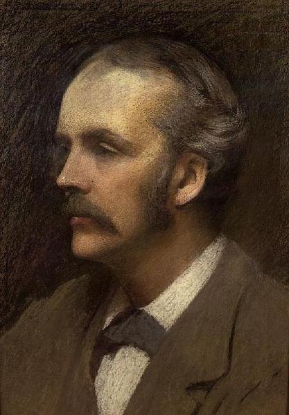 Portræt af Rt.Hon. Arthur Balfour af Ellis William Roberts