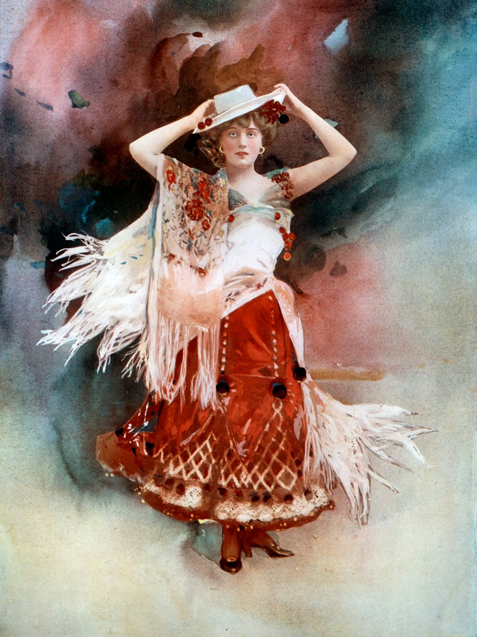 Evie Greene i Kitty Grey, c1902. af Ellis and Walery
