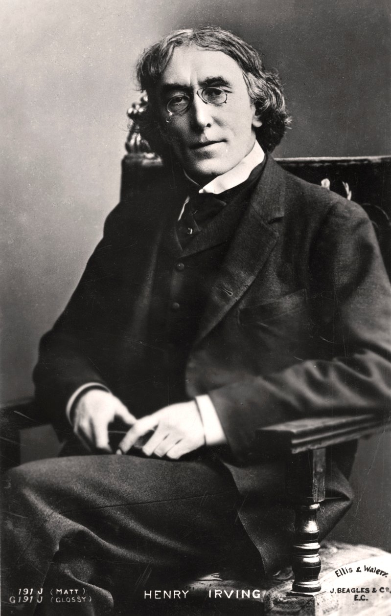 Harry Brodribb Irving 1870-1919, engelsk skuespiller, 1905. af Ellis and Walery