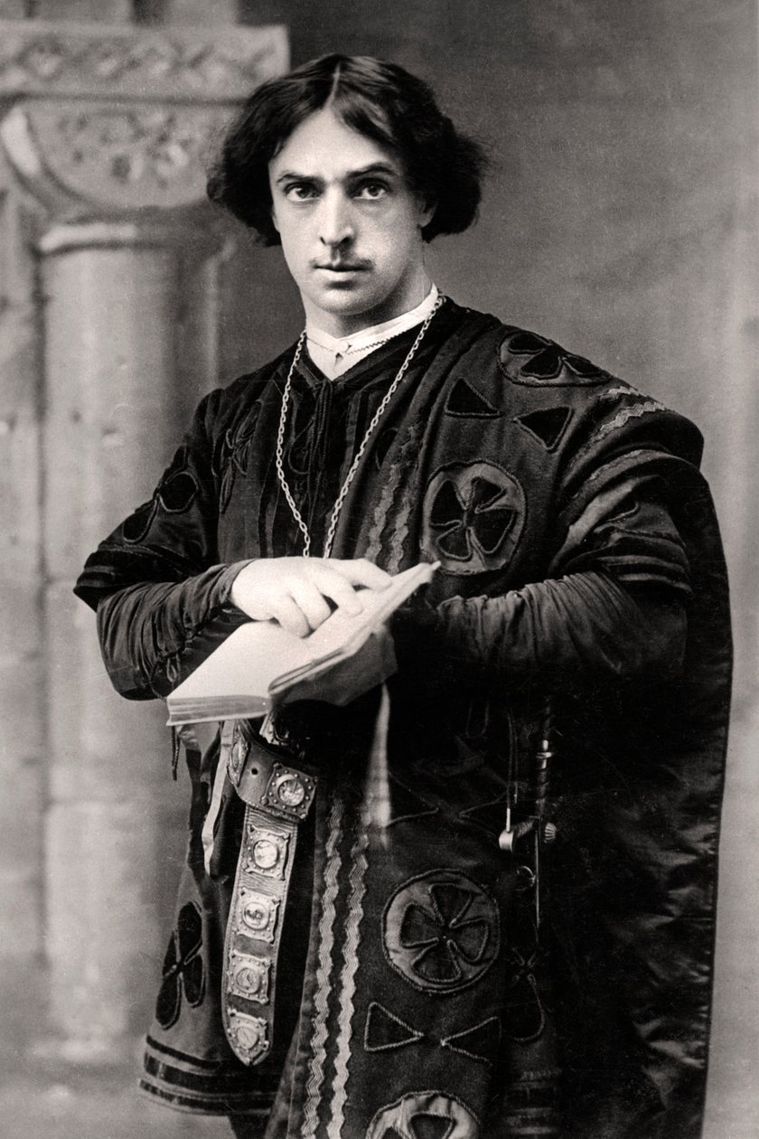 John Martin Harvey 1863-1944, engelsk skuespiller, 1907. af Ellis and Walery