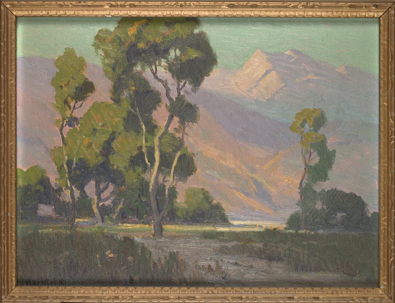 Californien landskab af Elmer Wachtel