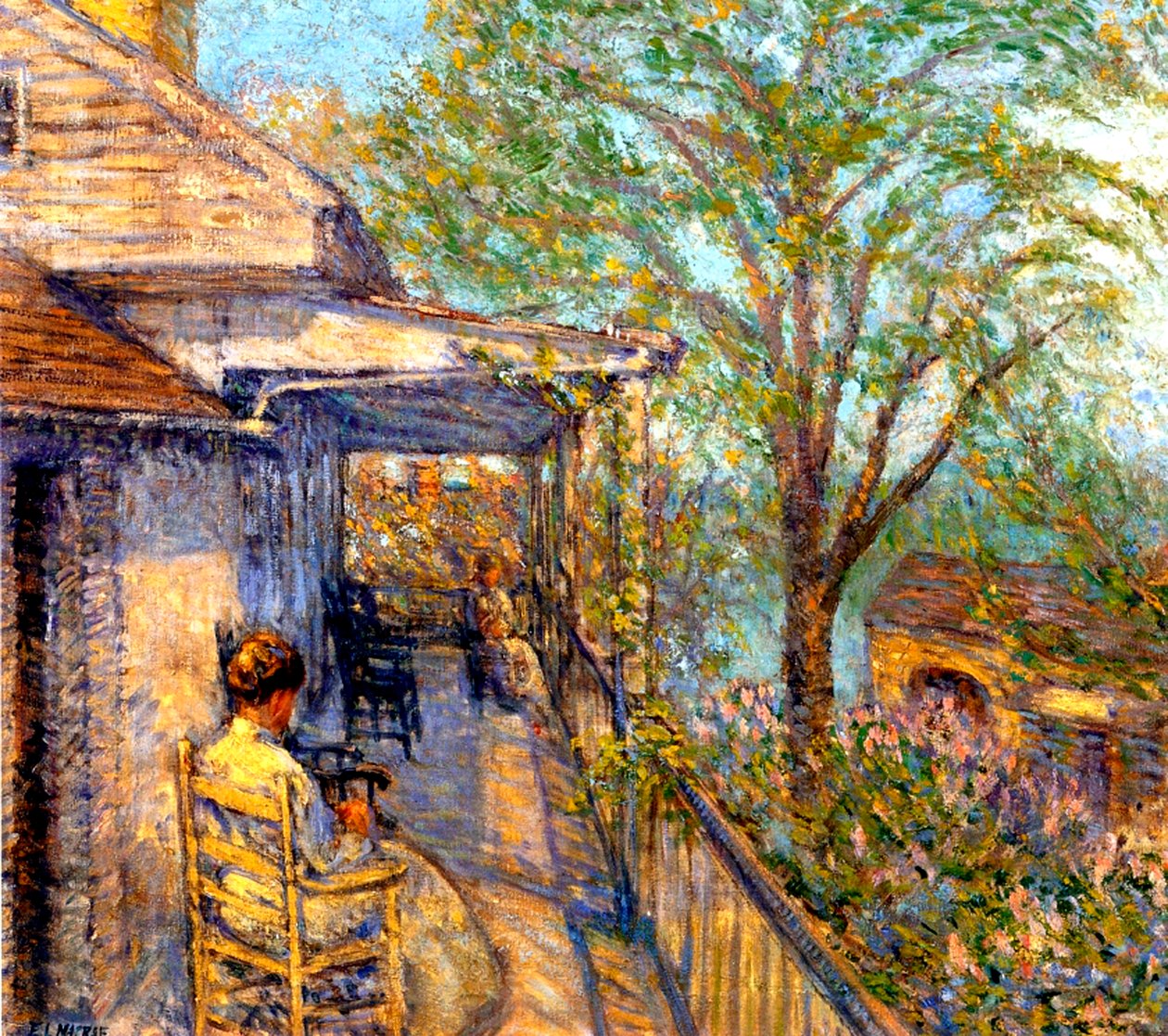 Den øverste veranda af Elmer Livingston MacRae