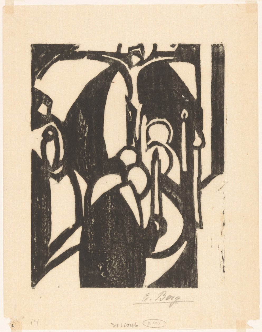 Procession af Else Berg (signed by artist)