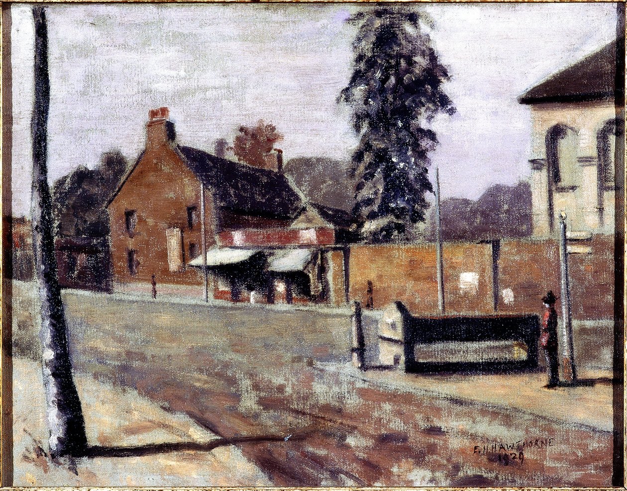 At The Edge of Epping (olie på lærred) af Elwin Hawthorne