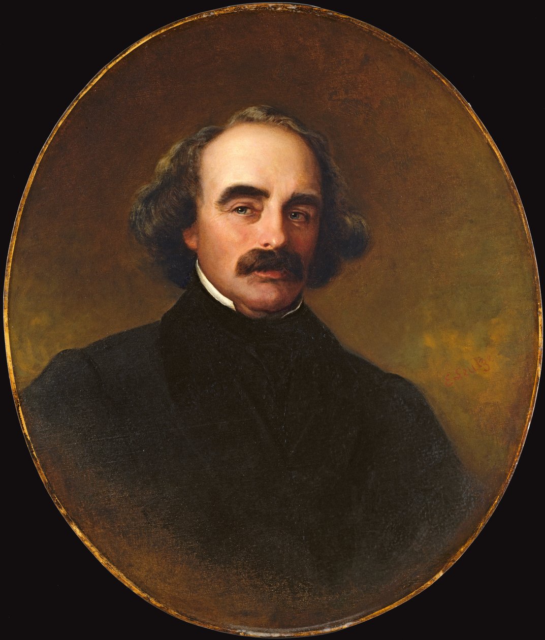 Nathaniel Hawthorne af Emanuel Gottlieb Leutze