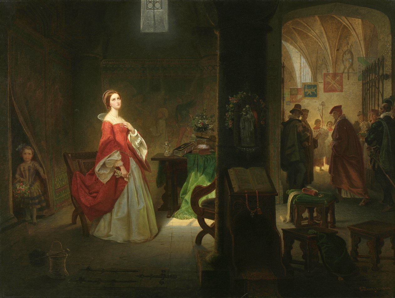 Prinsesse Elizabeth i tårnet, 1860 af Emanuel Gottlieb Leutze