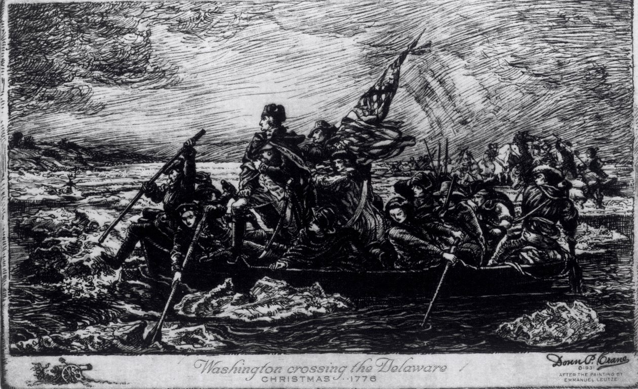 Washington Crossing the Delaware, jul 1776, c.1931 af Emanuel Gottlieb Leutze