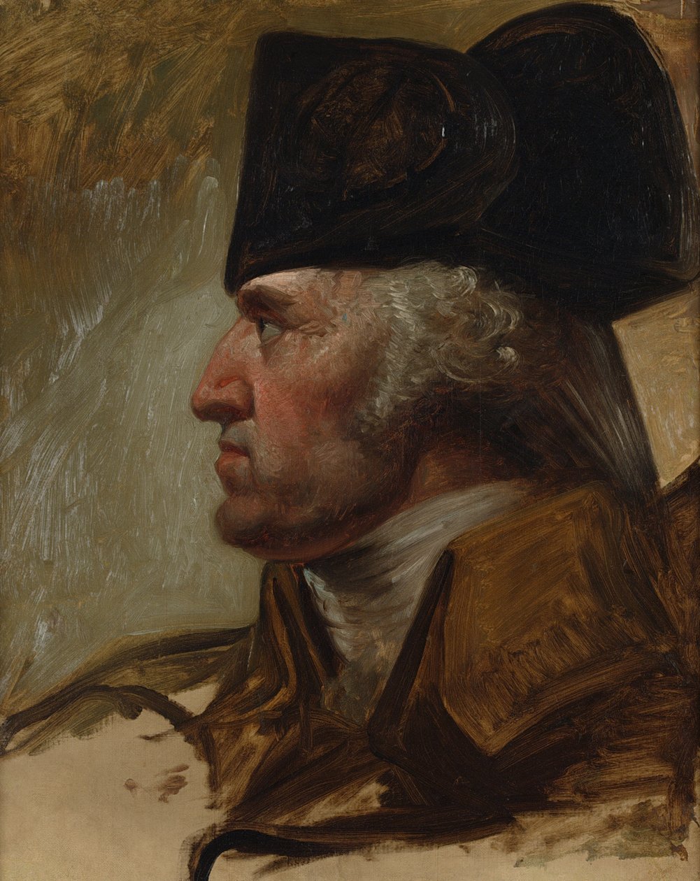 George Washington, Study for Washington Crossing the Delaware, c.1850 af Emanuel Gottlieb Leutze