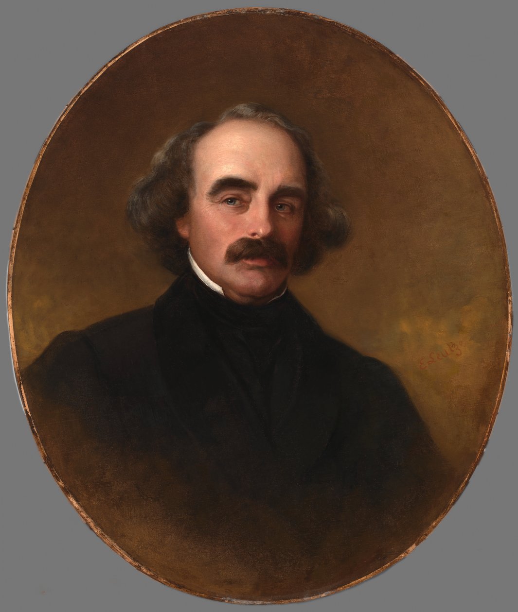 Nathaniel Hawthorne, 1862. af Emanuel Gottlieb Leutze
