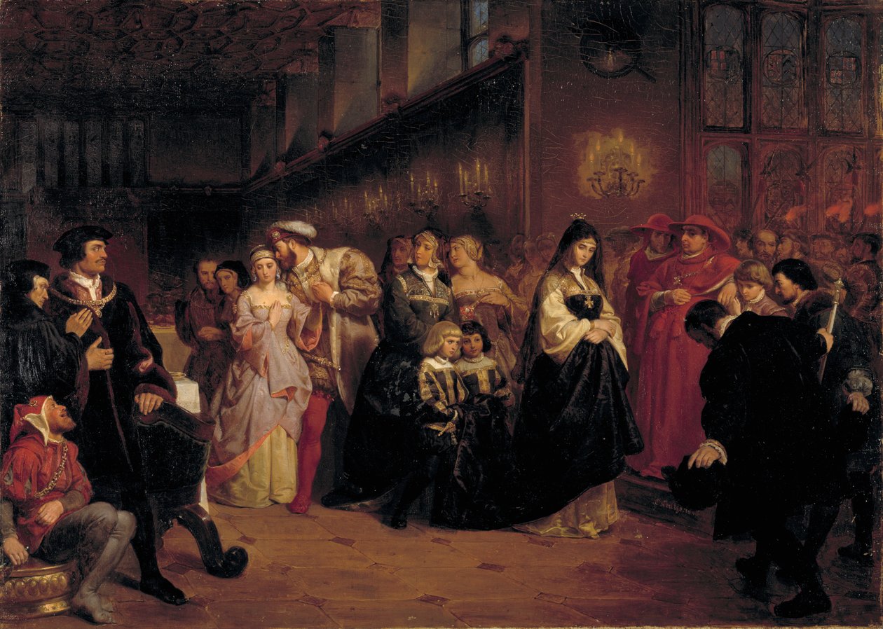 Frieriet til Anne Boleyn, 1846. af Emanuel Gottlieb Leutze