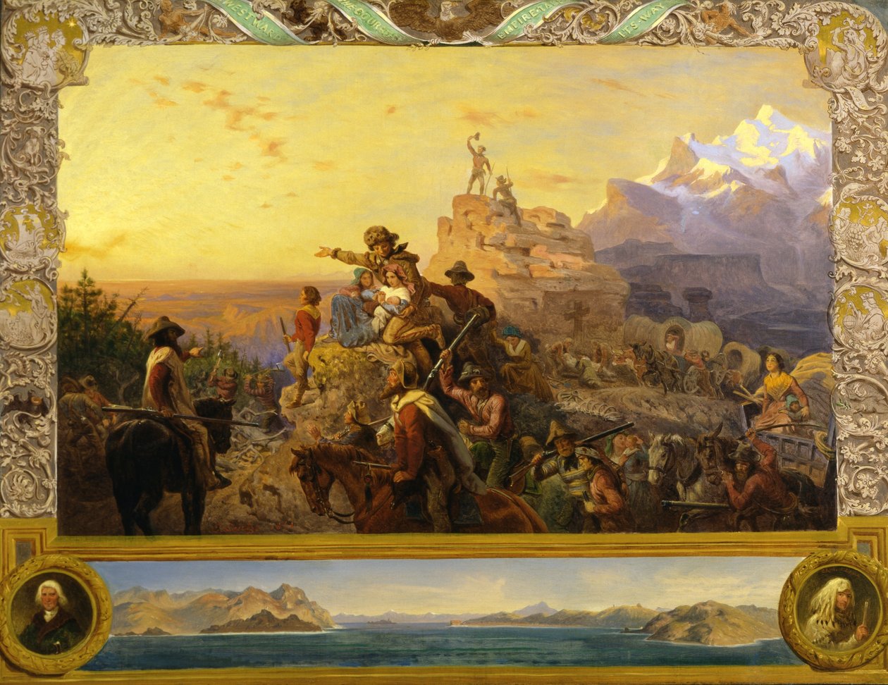 Westward the Course of Empire Takes Its Way (vægmaleri, U.S. Capitol) af Emanuel Gottlieb Leutze