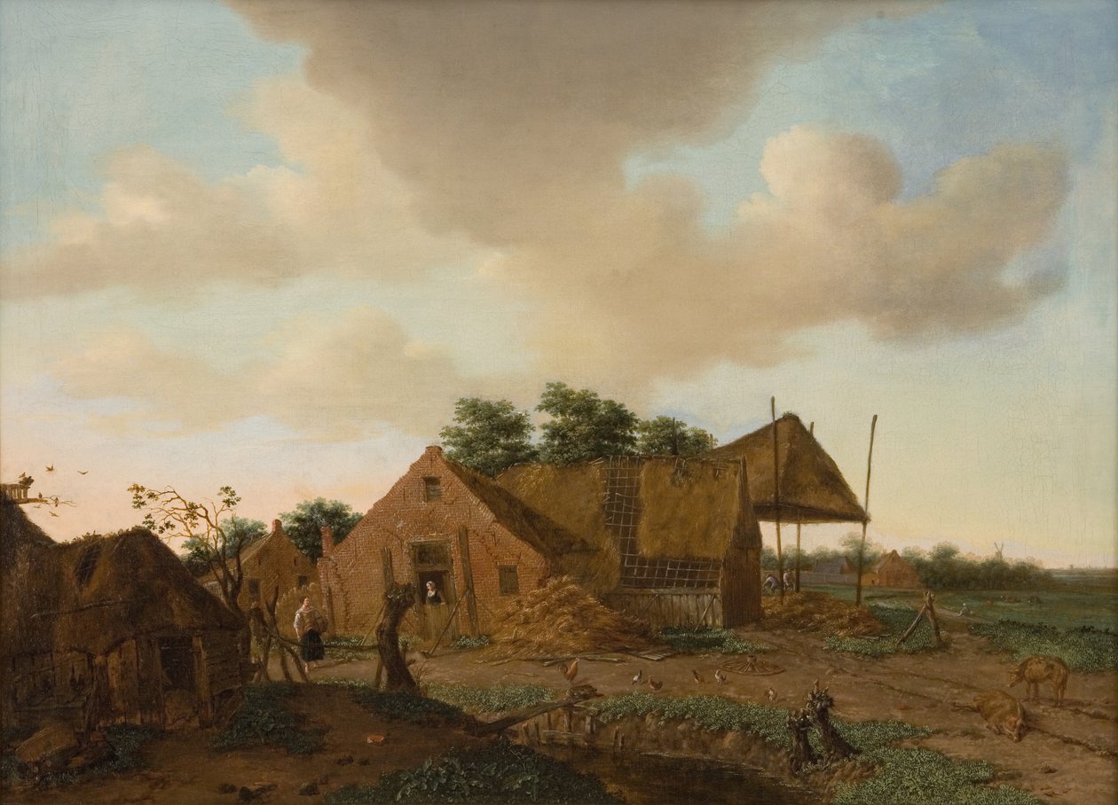 hollandsk gård af Emanuel Murant