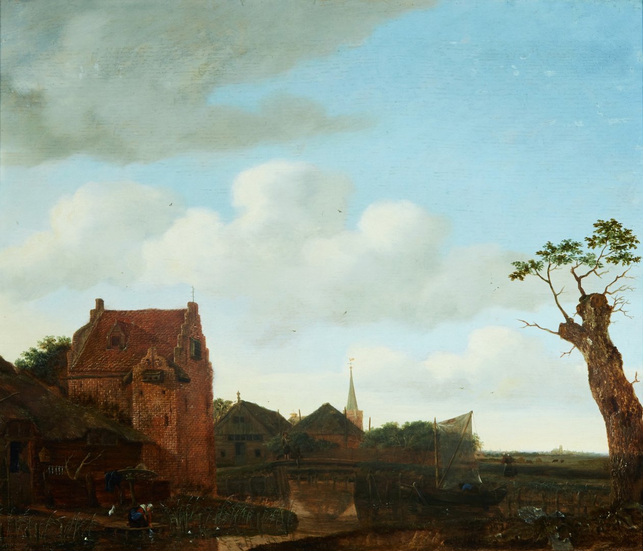 Landsbylandskab af Emanuel Murant