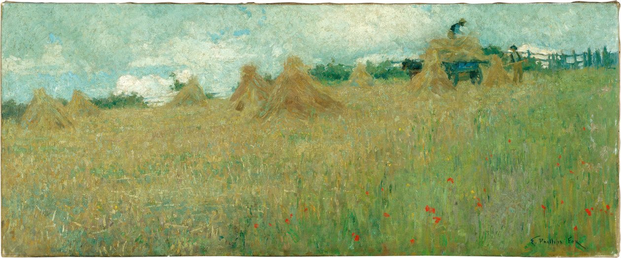 Kornmarken, ca. 1900 af Emanuel Phillips Fox