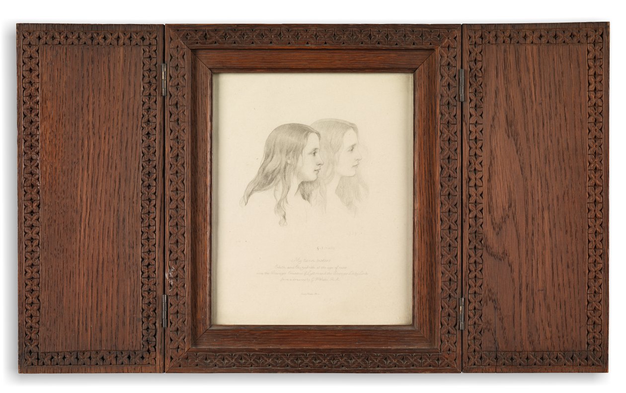 Mine tvillingesøstres (fotogravure) af Emery Walker