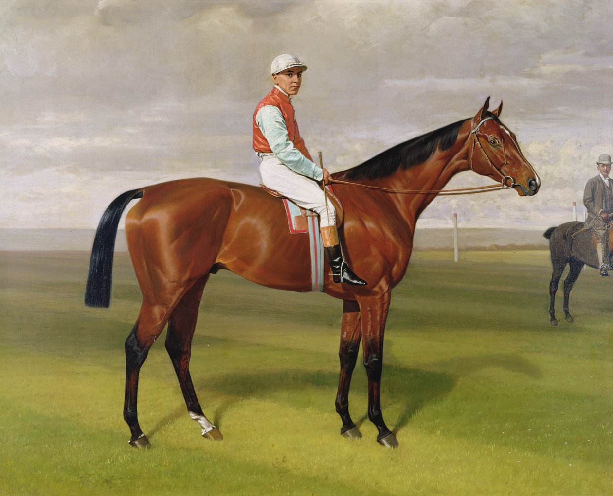 Isinglass, vinder af 1893 Derby, 1893 olie på lærred detalje fra 188206 af Emil Adam