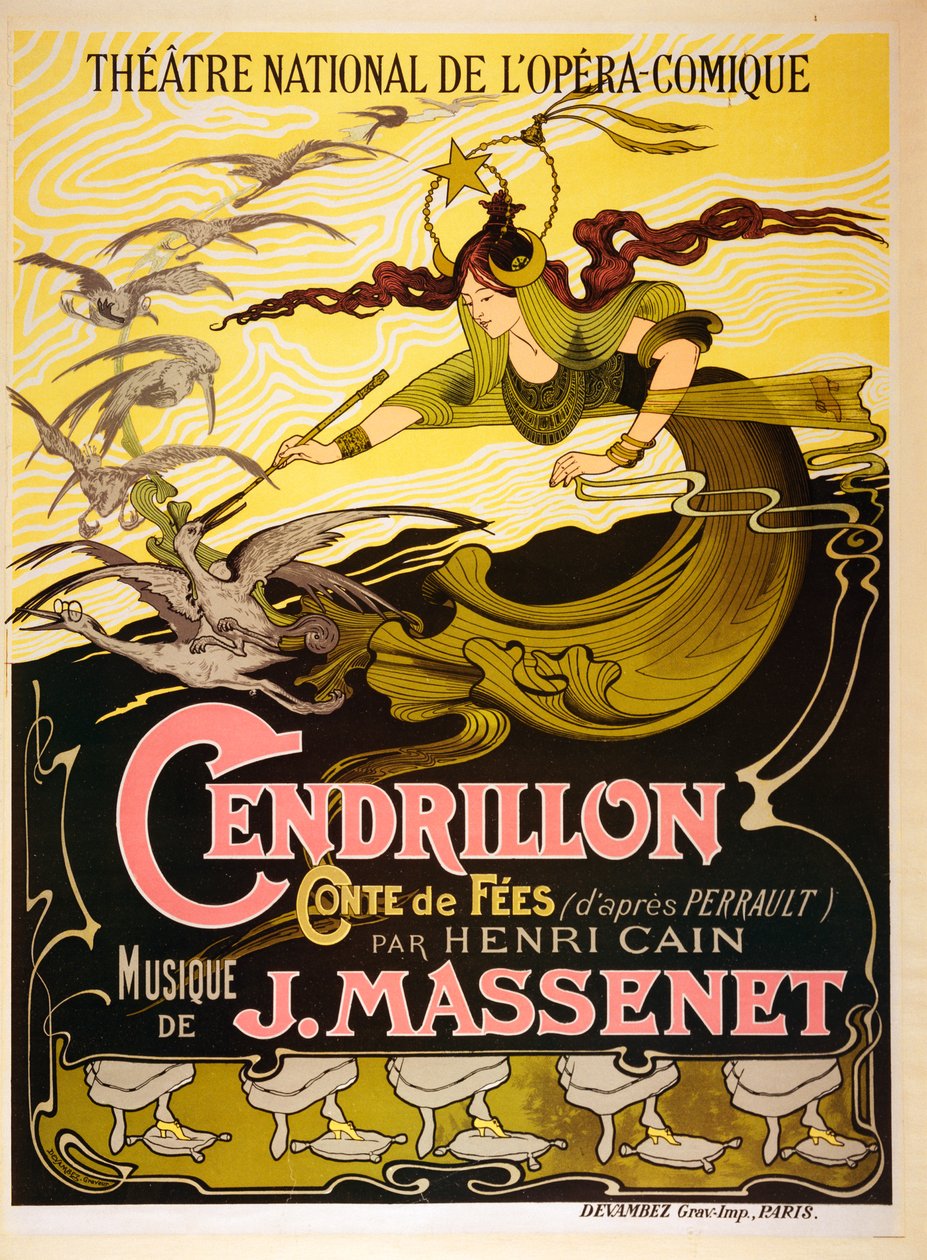 Cendrillon (Askepot), eventyropera fra 1899 af Jules Massenet (12. maj 1842 - 13. august 1912) af Emil Bertrand