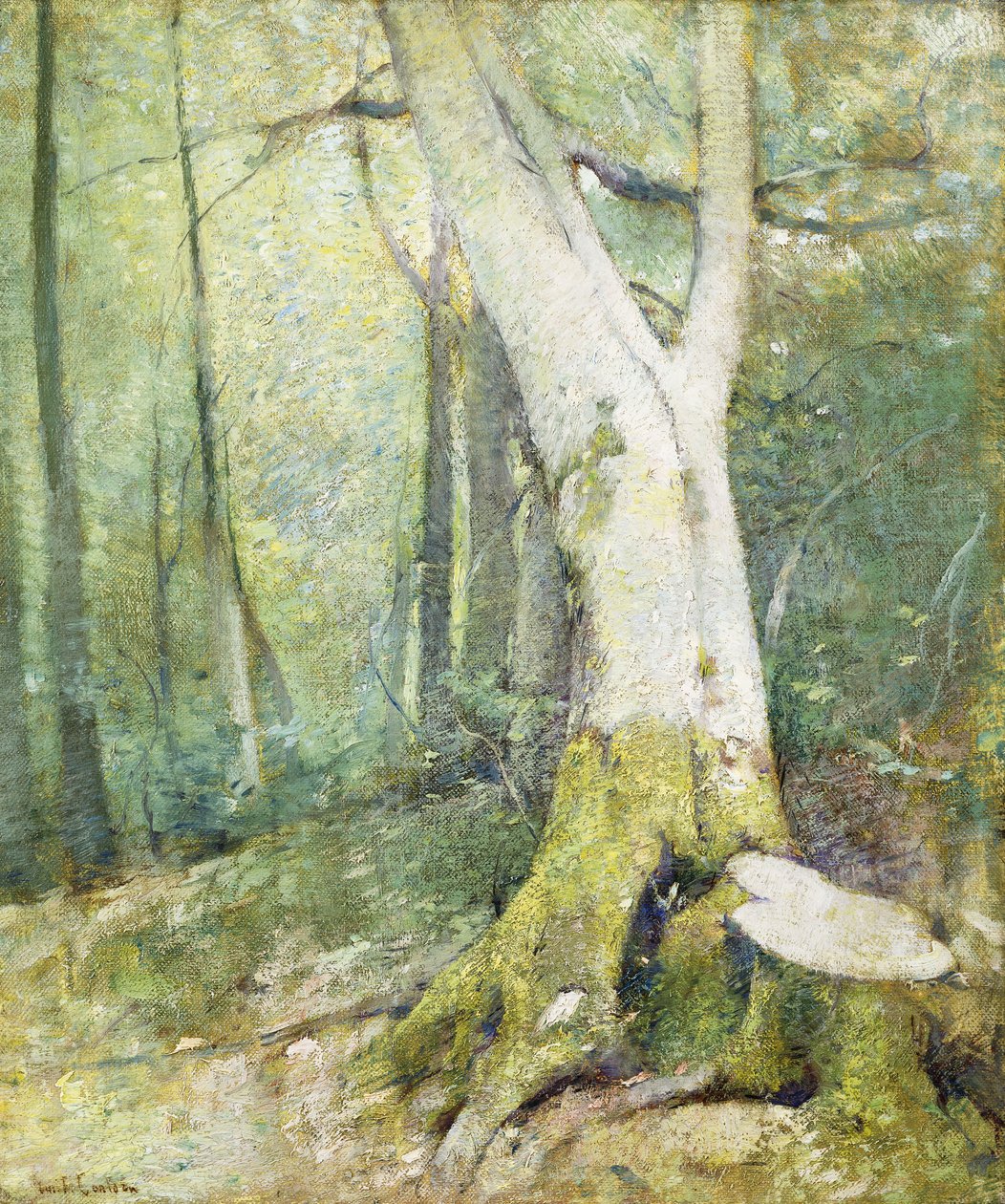 Indvendig skov af Emil Carlsen