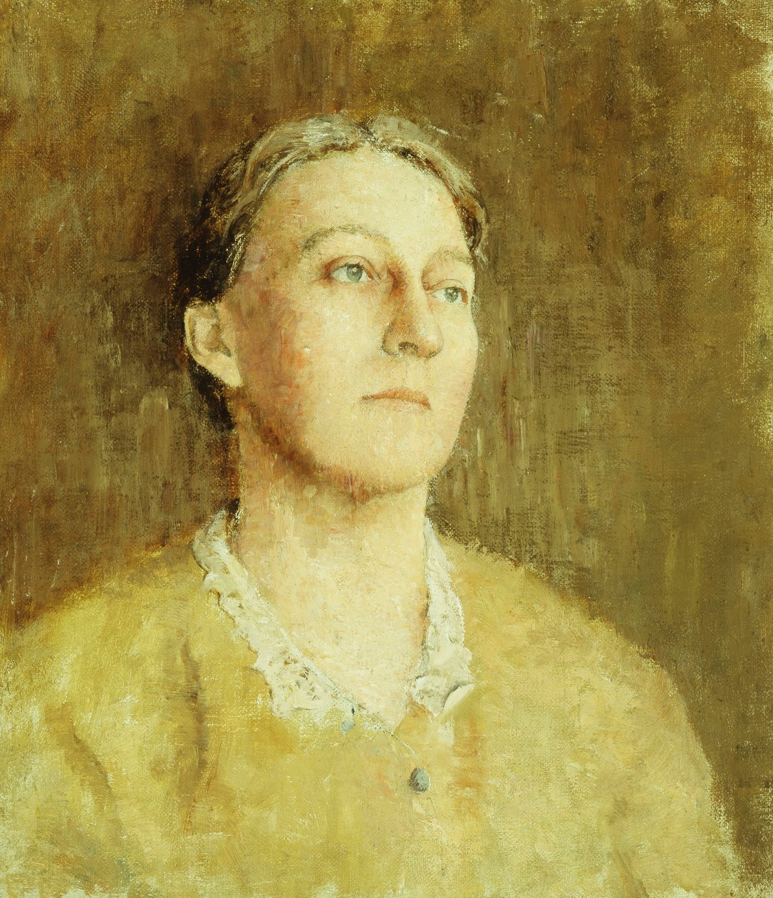 Portræt af Kunstnerens Hustru af Emil Carlsen