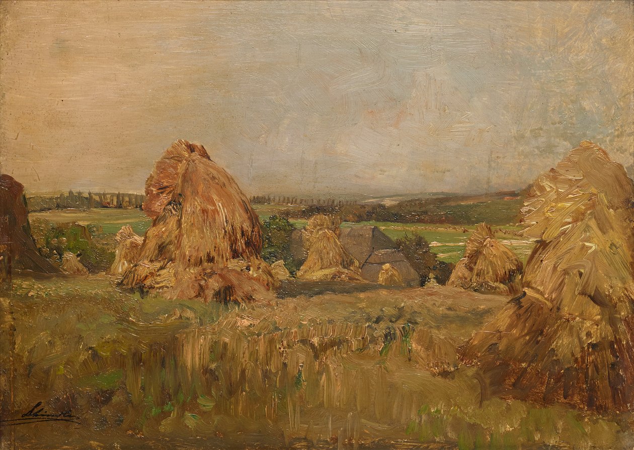 Erntemonat i Plankenberg af Emil Jakob Schindler