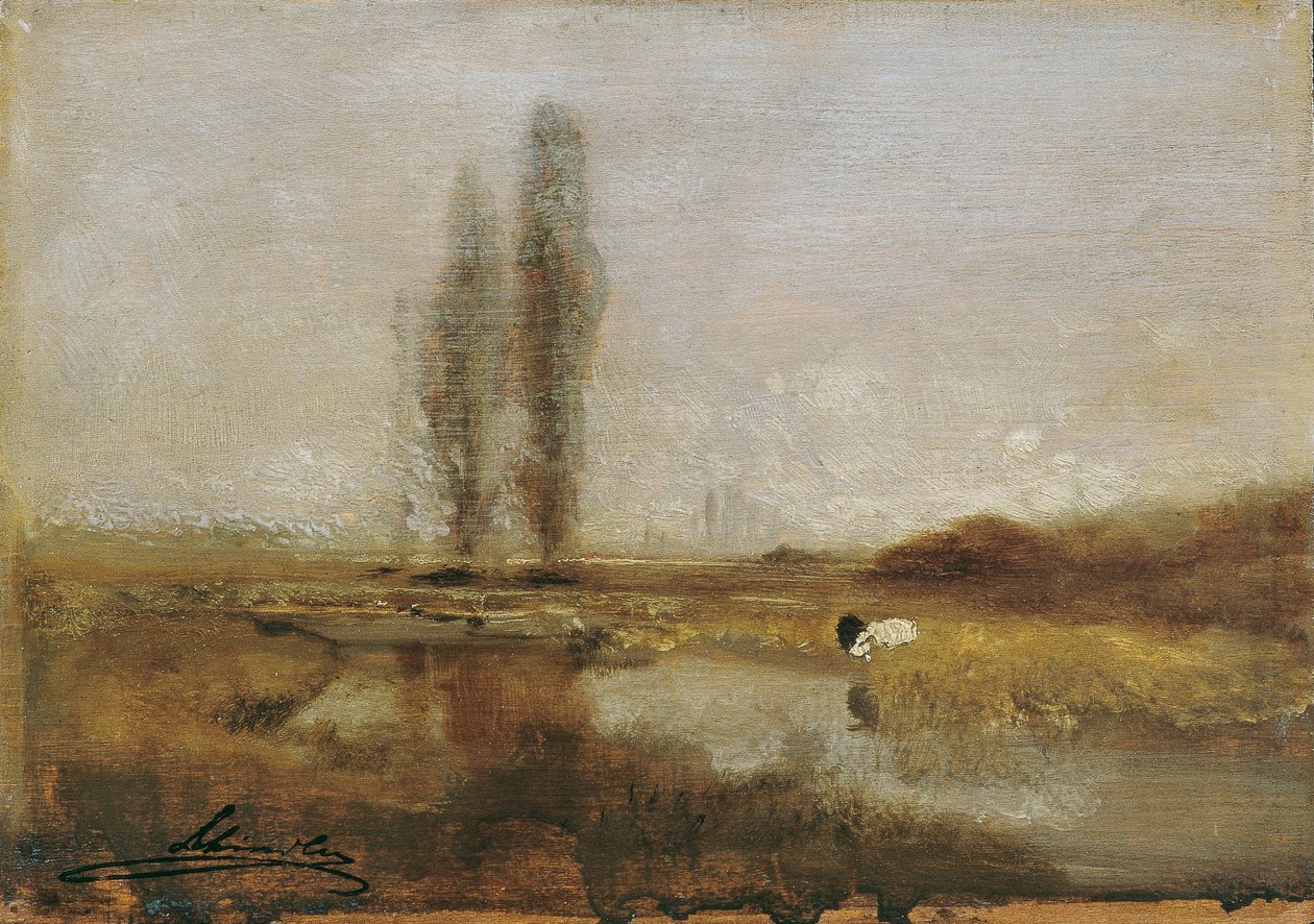 Mose ved Lundenburg af Emil Jakob Schindler