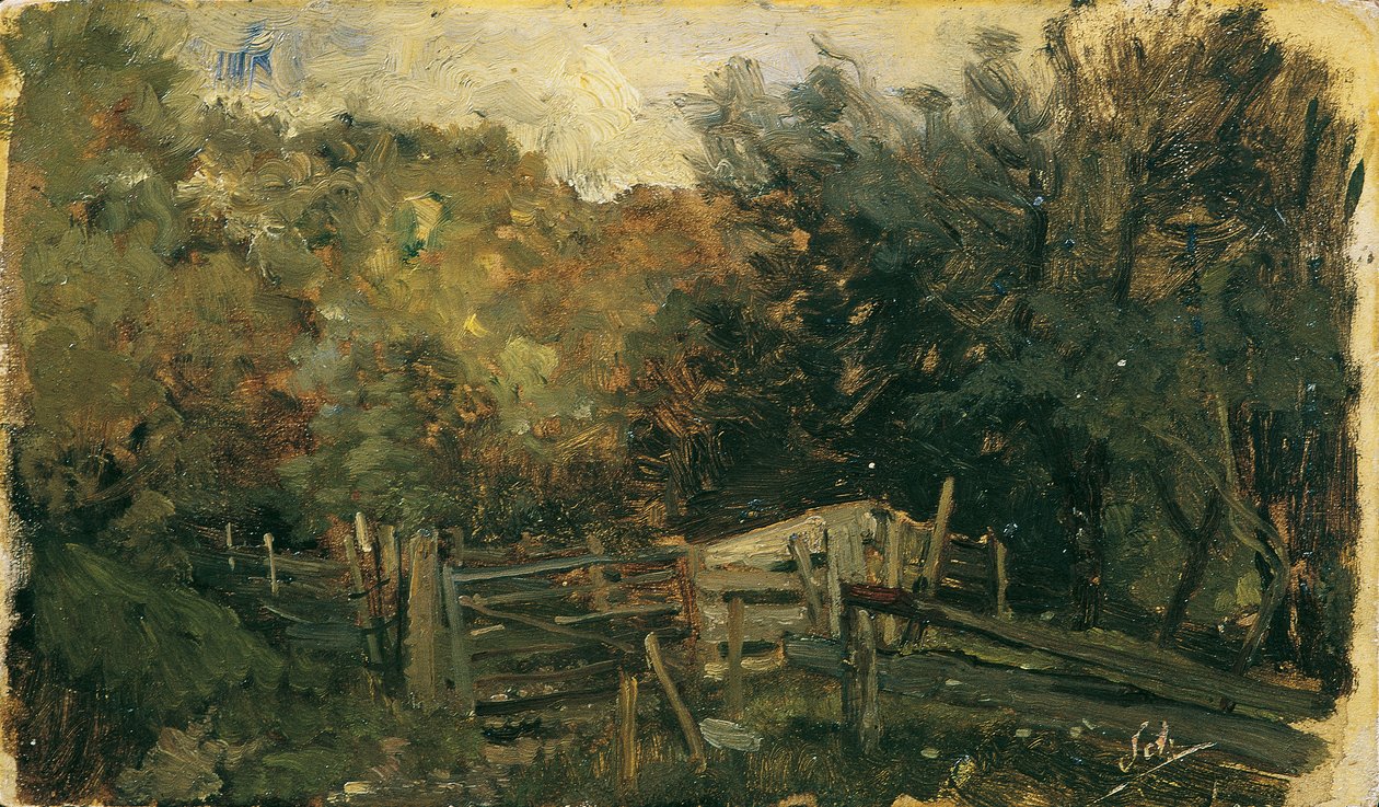 Naturstudie fra Goisern af Emil Jakob Schindler