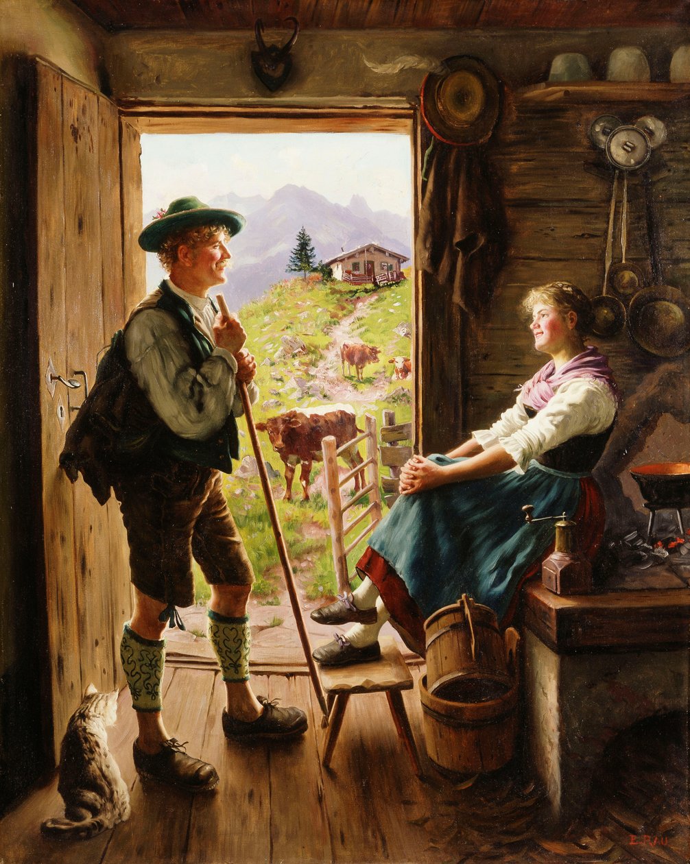 tyroler par, af Emil Karl Rau