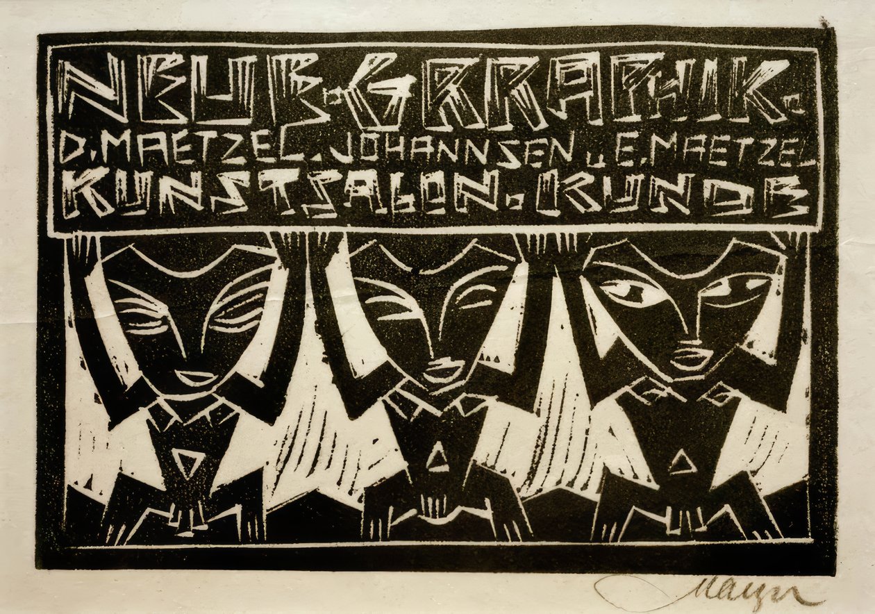Udstilling Kunstsalon Kunde af Emil Maetzel