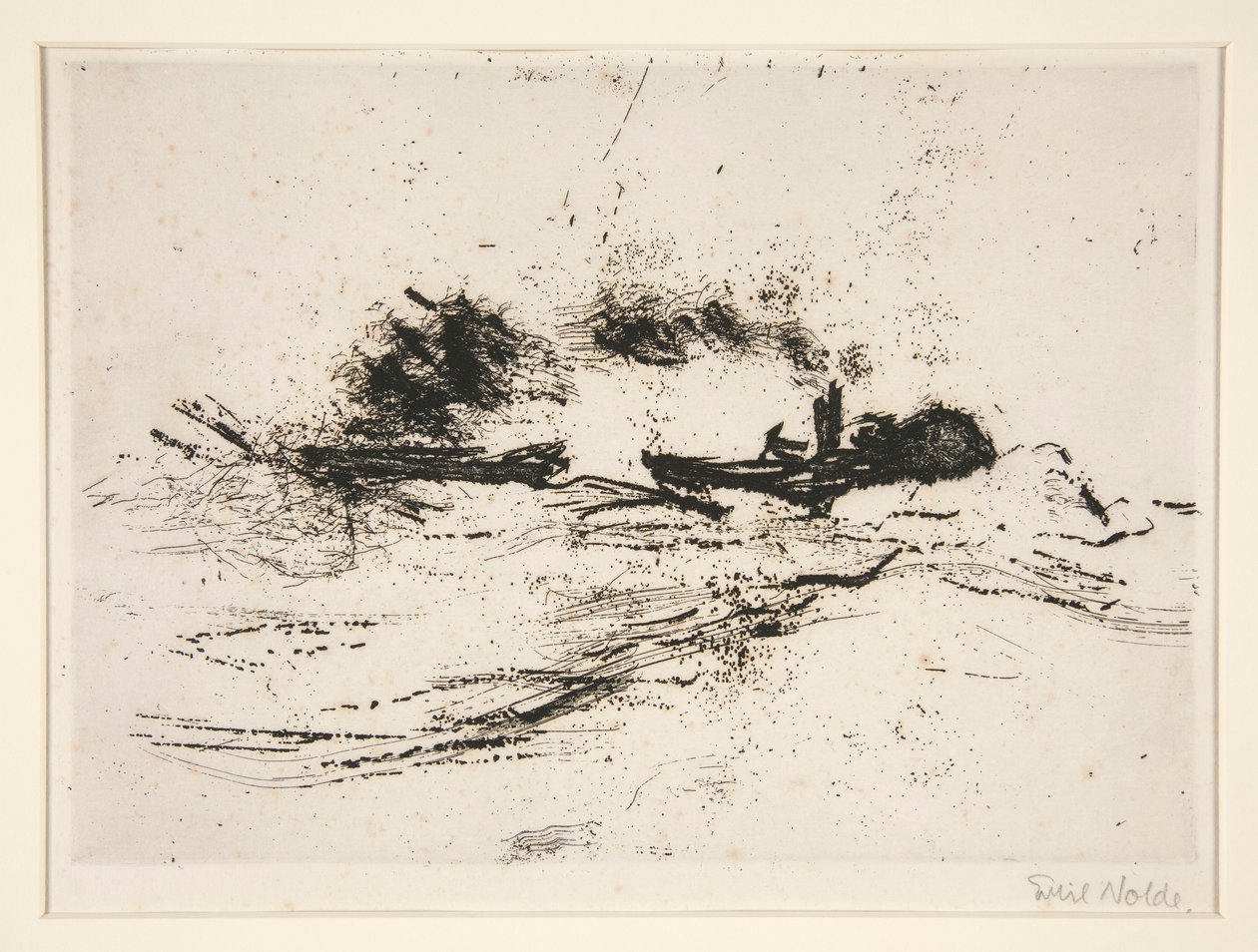slæbebåd af Emil Nolde