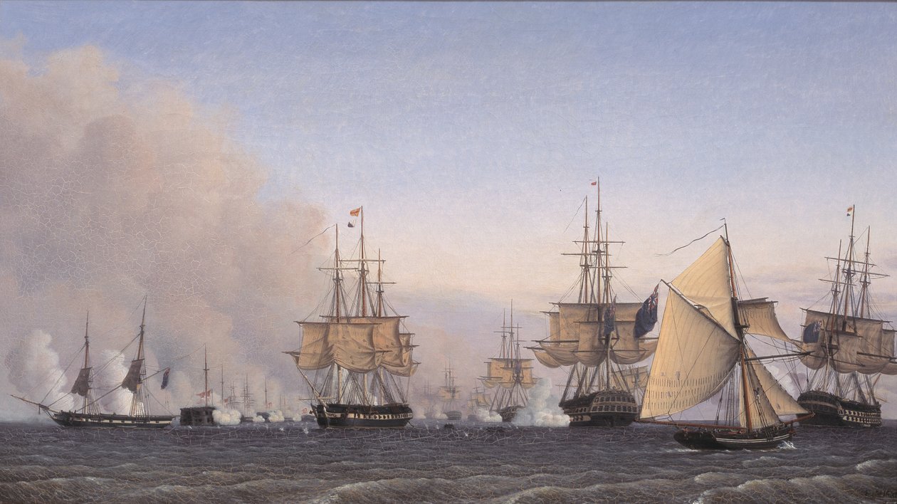 Slaget på Reden den 2. april 1801 af Emil Normann