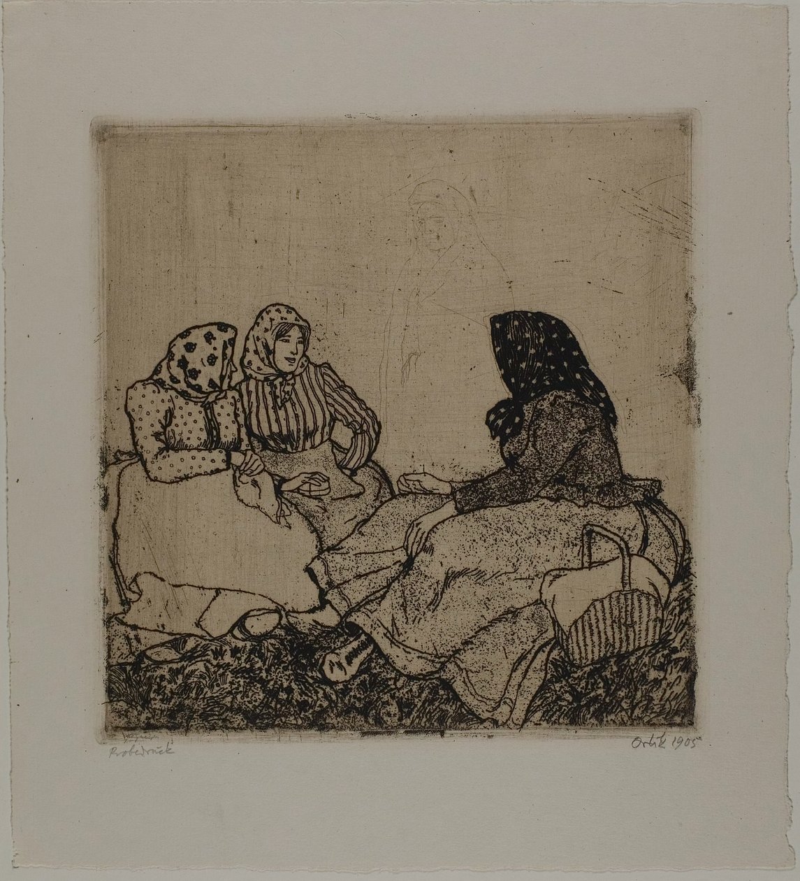 Tre kvinder af Emil Orlik