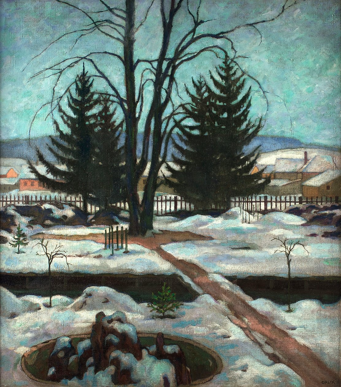 Vinter af Emil Orlik