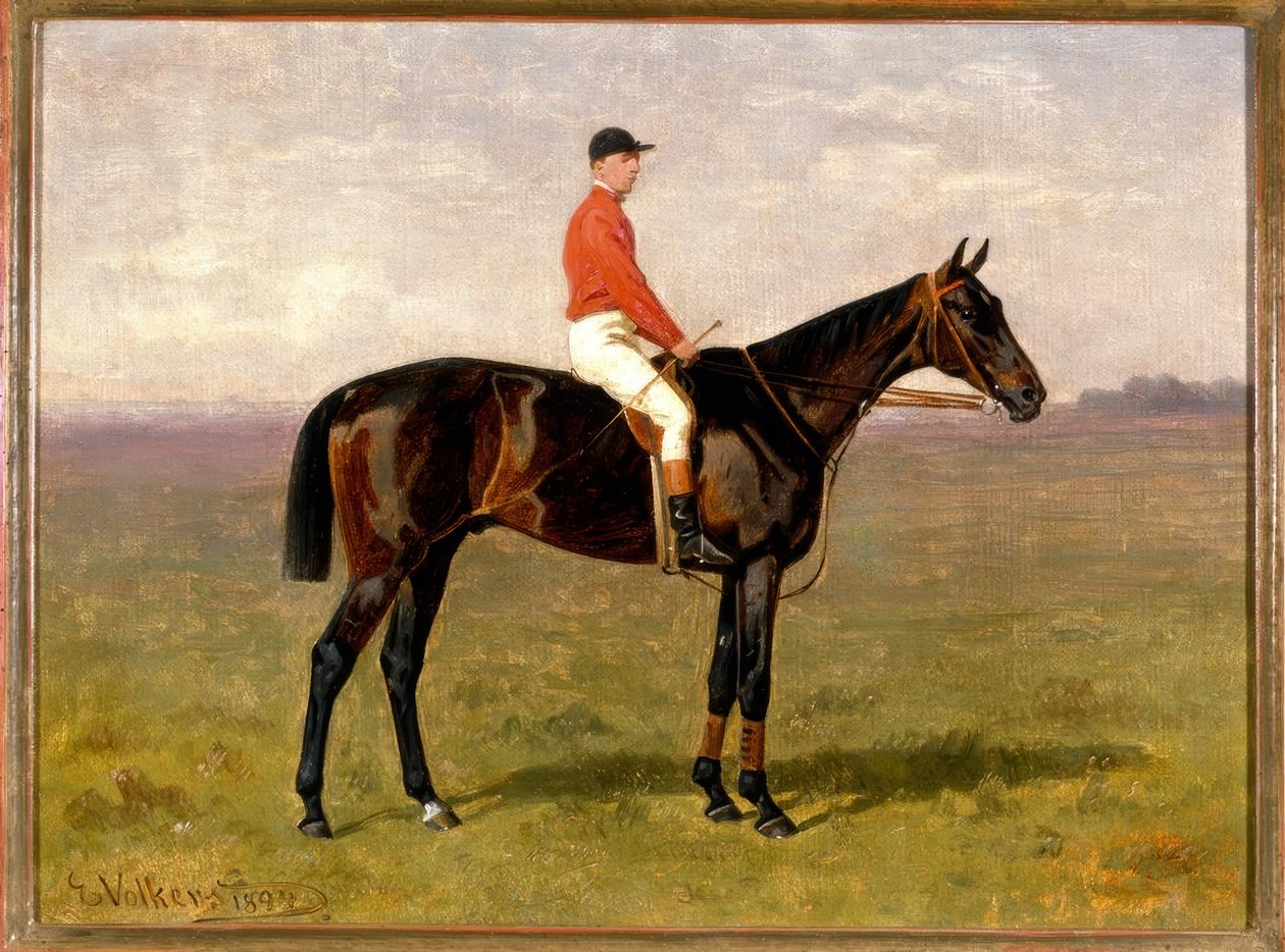 hest og rytter af Emil Volkers