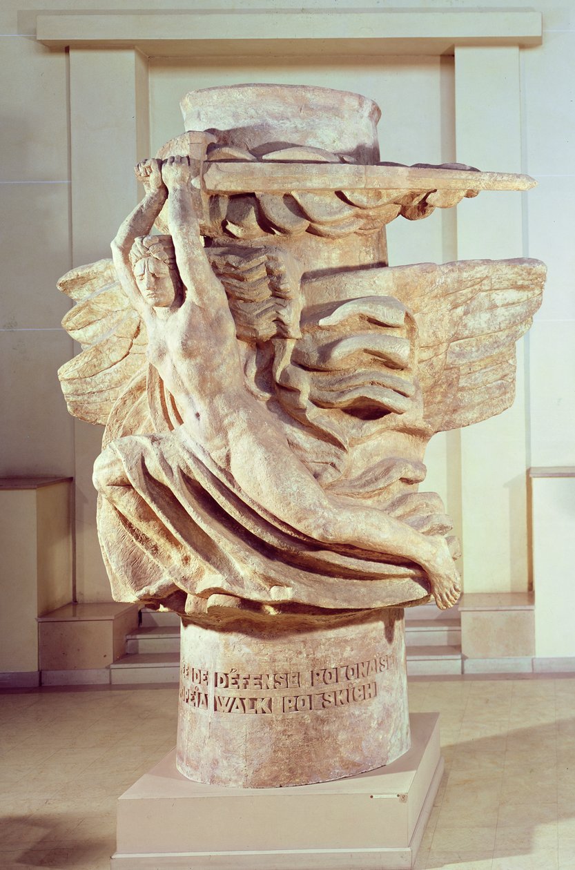 Det polske epos, 1917 af Emile Antoine Bourdelle
