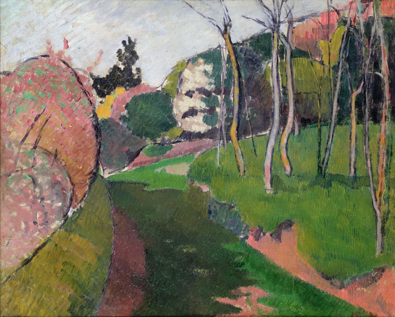Landskab, 1889 af Emile Bernard