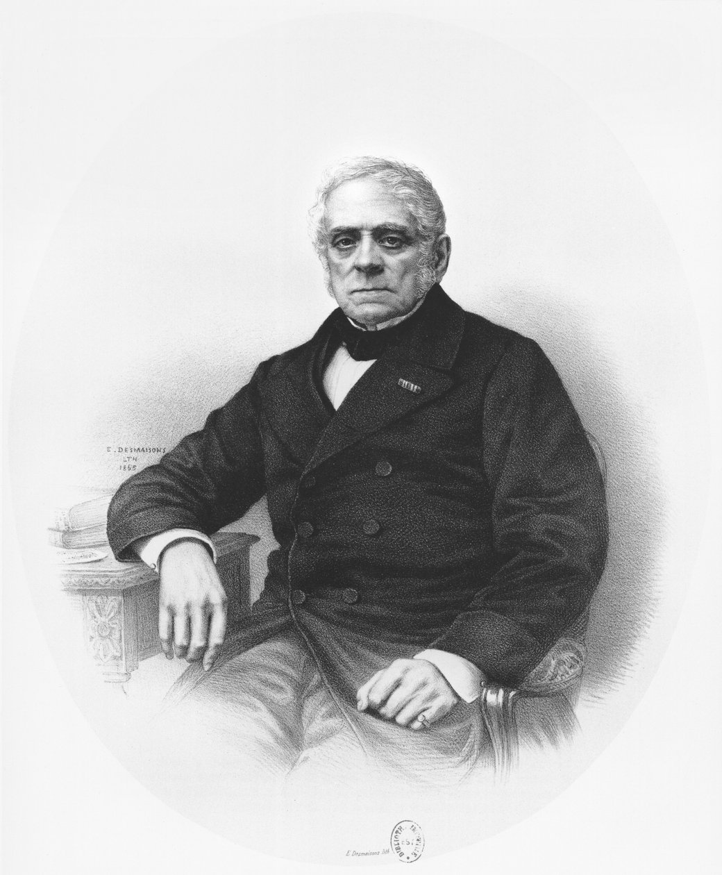 Spirit Auber (1782-1871) 1865 af Emile Desmaisons