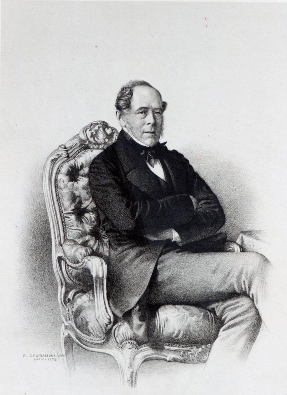 George Villiers, 4. jarl af Clarendon, 1856 af Emile Desmaisons