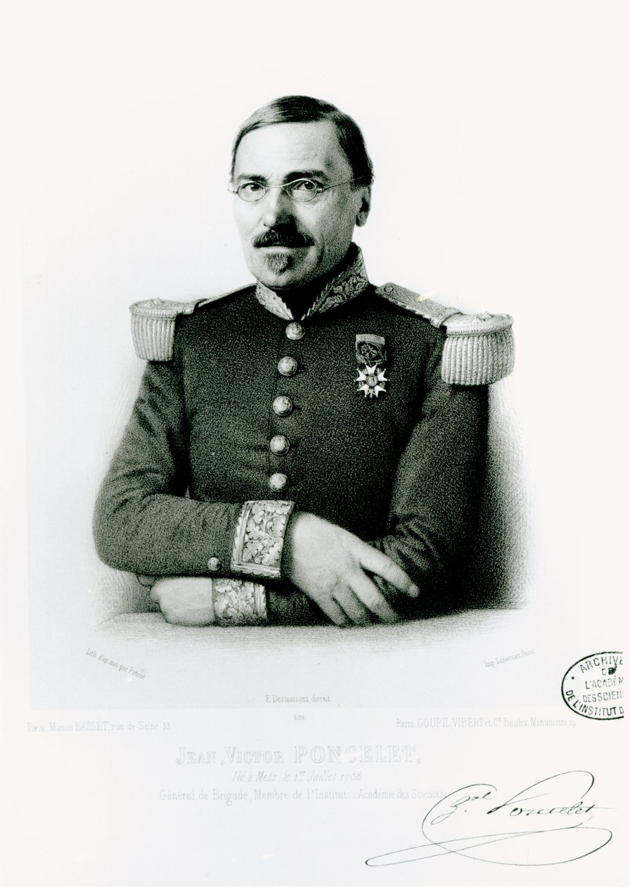Jean-Victor Poncelet (1788-1867) af Emile Desmaisons