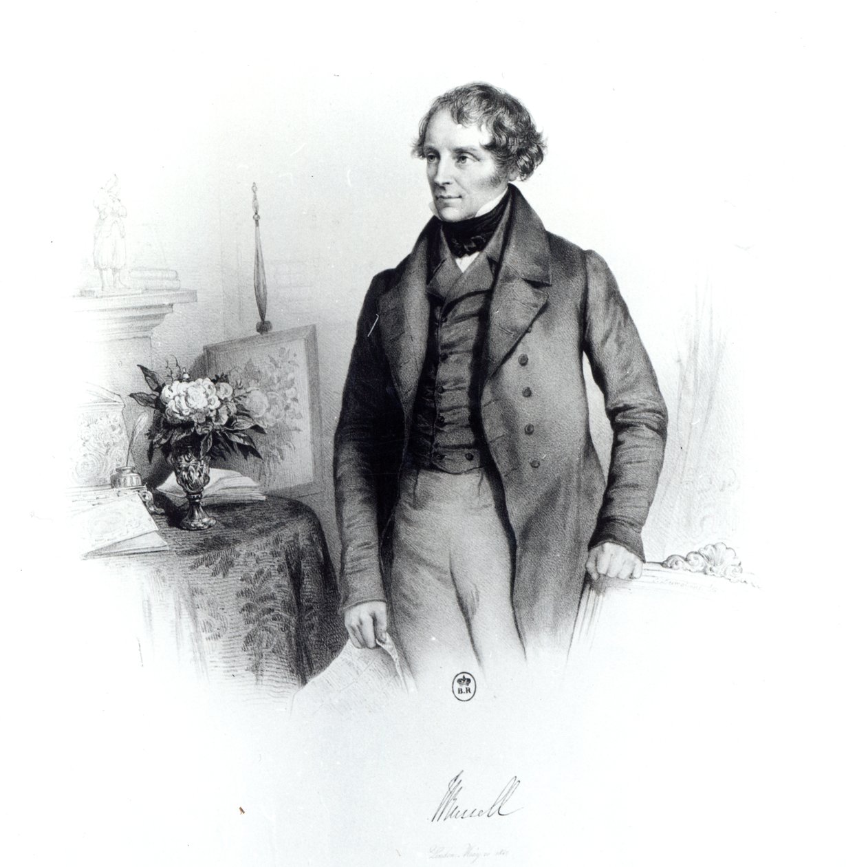 Portræt af Lord John Russell (1792-1878) af Emile Desmaisons