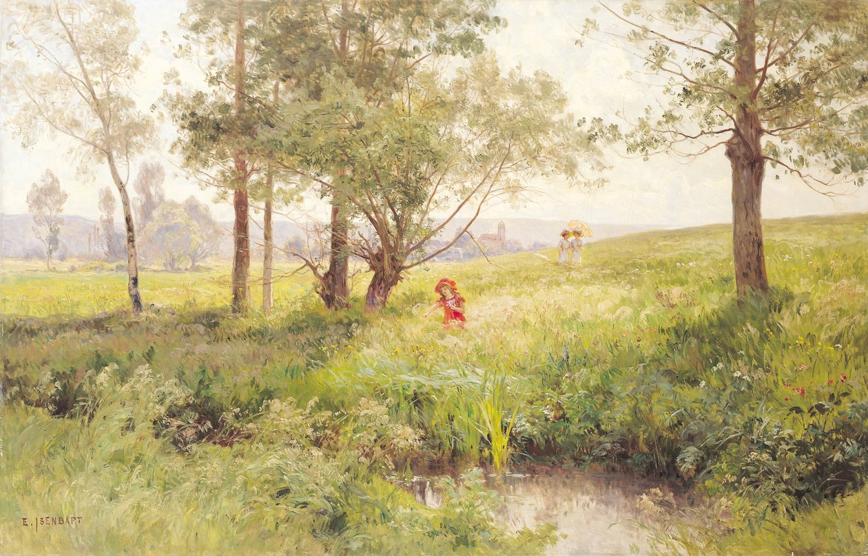 Landskab af Emile Isenbart