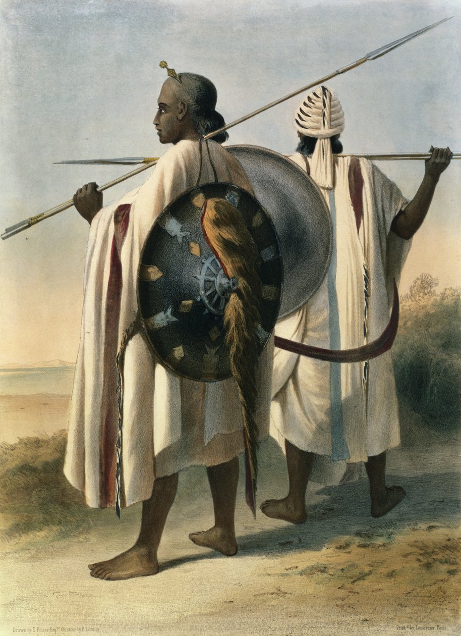 Abyssinian Warriors, illustration fra 