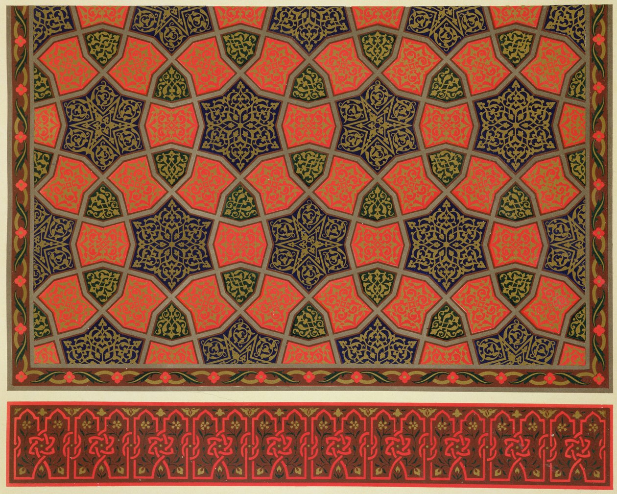 Arabiske dekorative design, fra 