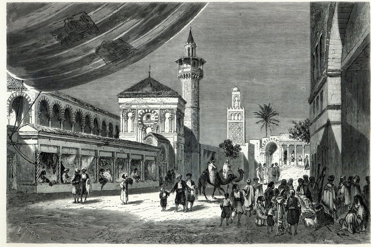 En basar i Tunis af Emile Theodore Therond