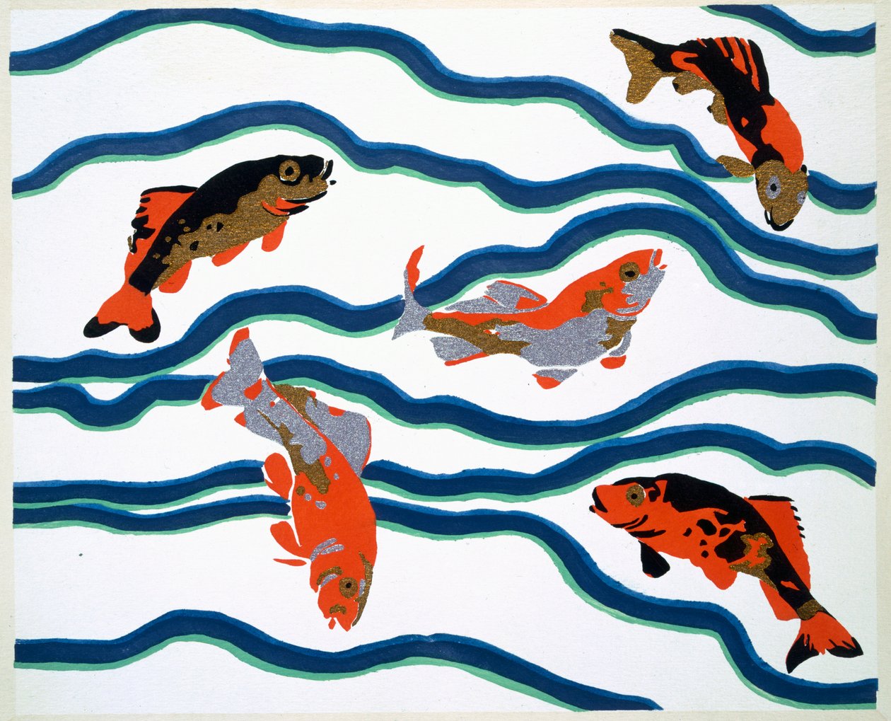 Aquatic design motiv fra 