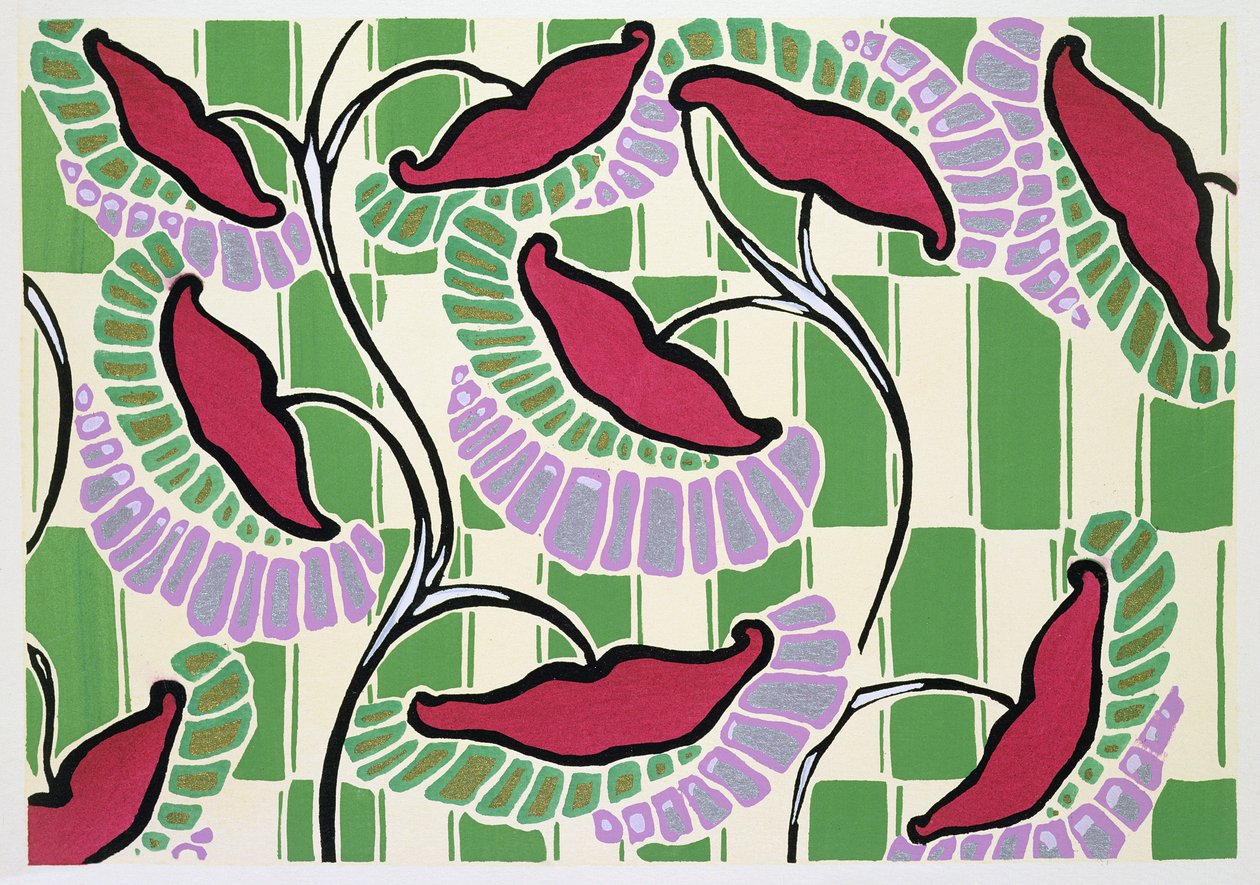 Blomsterdesignmotiv fra 