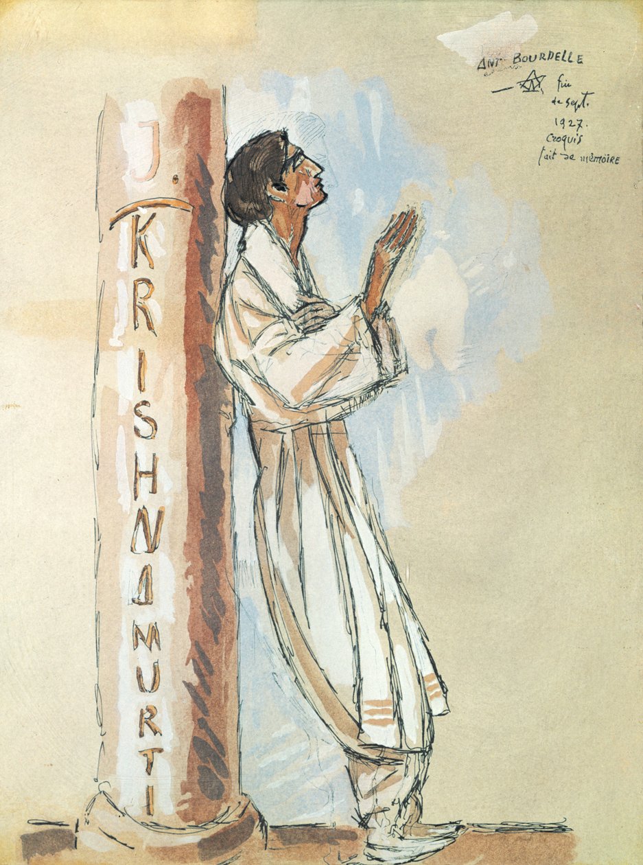 Krishnamurti, 1927 af Emile Antoine Bourdelle