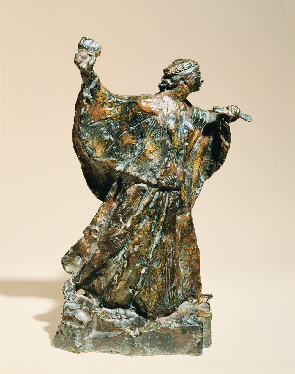 Billedhugger på arbejde; Kvindelig billedhugger på arbejde, 1906 af Emile Antoine Bourdelle