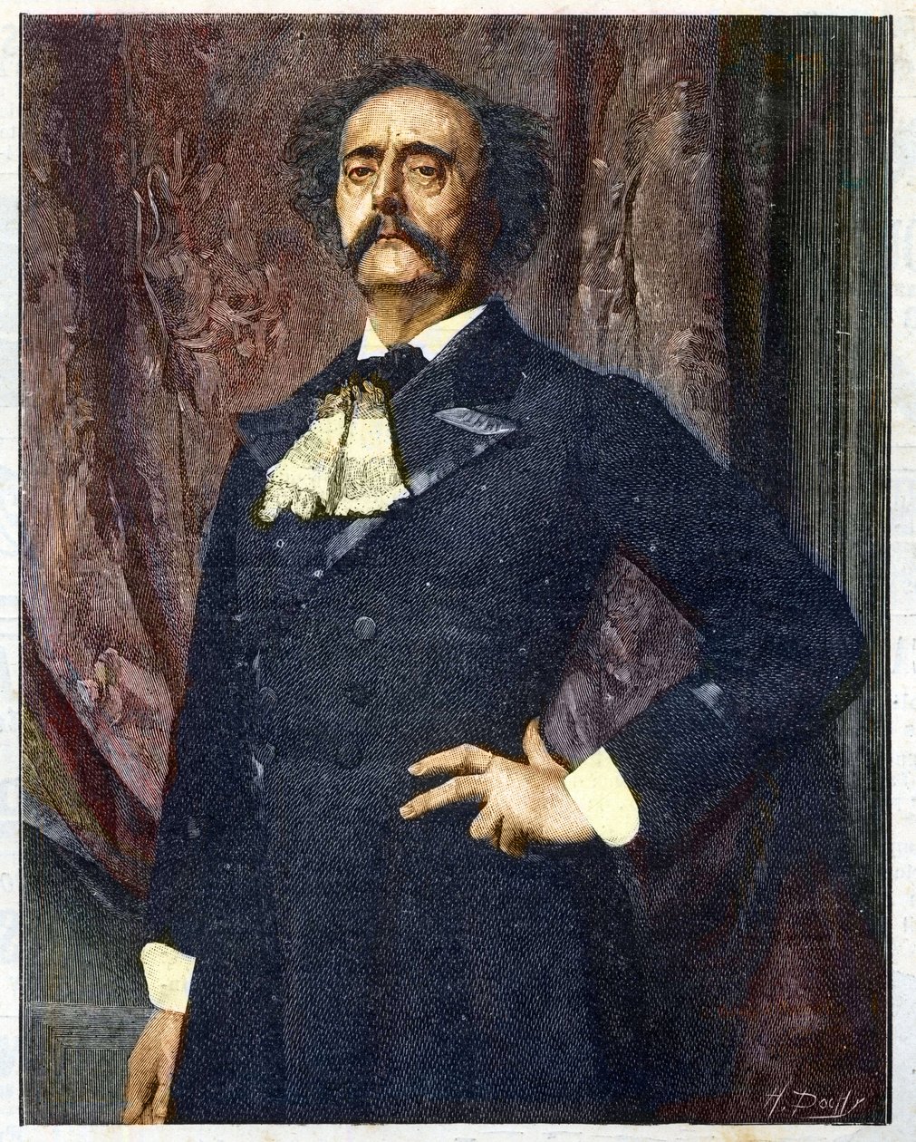 Portræt af Jules Barbey d